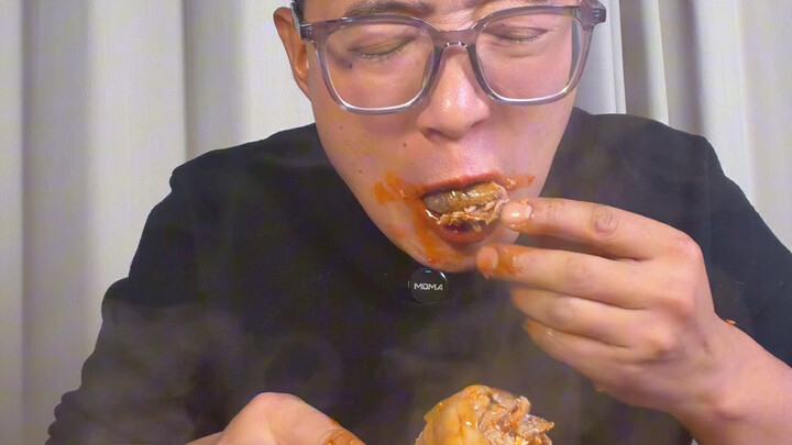 Makan daging yang sederhana