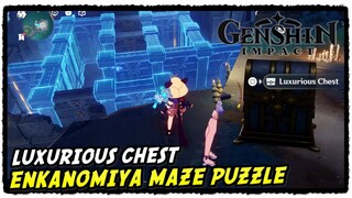 Enkanomiya Maze Puzzle Guide Genshin Impact 2.4 Luxurious Chest Location