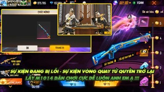 FREE FIRE | SỰ KIỆN VÒNG QUAY TỬ QUYỀN M1014 DÂN CHƠI ĐANG LỖI ? LẤY SKIN M1014 CỰC DỄ ANH EM Ạ !