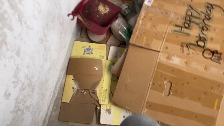 A college student returned to school and found that his roommate's underwear on the balcony had turn