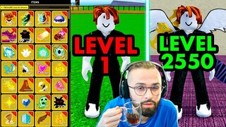 💸 COLOQUEI 1.000 REAIS NUMA CONTA NÍVEL 1 DO BLOX FRUITS 😱💥