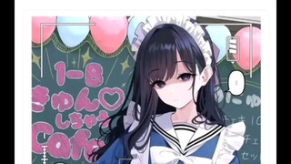 Female classmates forced to work at the school festival