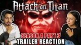 IT'S ALMOST HERE! Attack on Titan Season 4 Part 3 TRAILER REACTION!