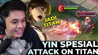 YIN BERUBAH JADI TITAN!!! INI BARU GOKILL EFFECT SKINNYA BOSS!!