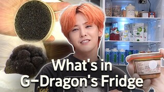 What's in G-Dragon's Fridge? Truffles & Foie gras & Caviar 😱 (ENG SUB)