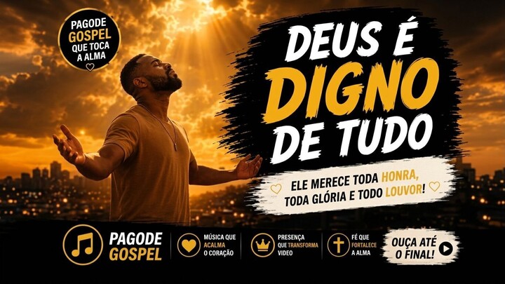 PAGODE GOSPEL - DIGNO DE TUDO VAI TOCAR SEU CORAÇÃO