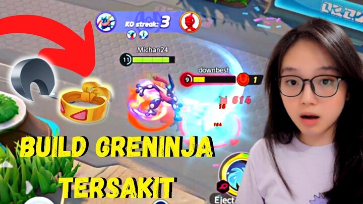 BUILD GRENINJA INI SAKIT BANGET - Pokemon Unite Indonesia