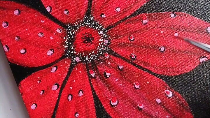 beautiful flower painting 🌹