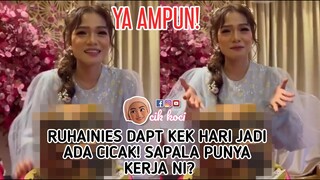 Ya Ampun! Ruhainies Dapt Kek Hari Jadi Ada Cicak! Sapala Punya Kerja Ni?