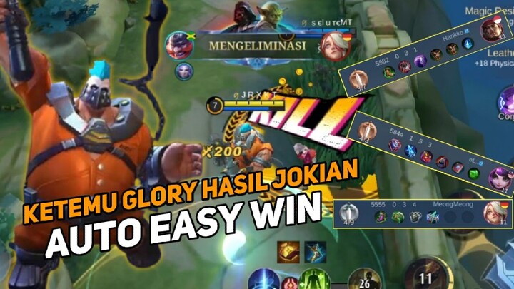 KETEMU GLORY HASIL JOKIAN AUTO EASY WIN - Mobile Legends