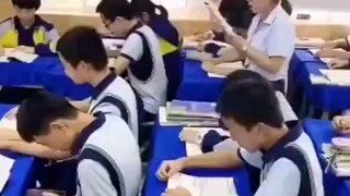 What should I do if my child is too engrossed in playing with his phone during class?