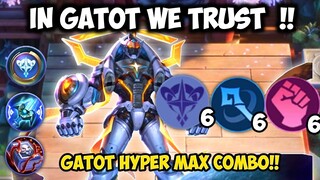 HYPER GATOTKACA MAX COMBO!!  MAGIC CHESS MOBILE LEGENDS COMBO TERKUAT 2022 TERBARU!!