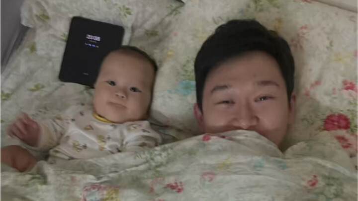 The three phrases my husband says most often are: "Honey, he wants milk," "Honey, he pooped," and "T