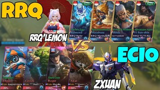 Squad BARU Zxuan(ECIO TOP 2 Global Squad) Lawan Squadnya RRQ'Lemon(O2 RRQ TOP Indo Squad)