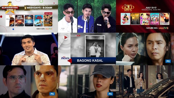 ABS-CBN sa ALLTV2 Commercial Break July 15, 2026 (Wednesday) Sigabo, Blood VS Duty, The Alibi, FWOMH