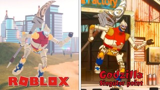 JET JAGUAR ROBLOX VS NETFLIX! | JET JAGUAR BETA ROAR REFERENCES | Kaiju Universe