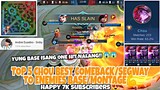 TOP 5 CHOU COMEBACK/MONTAGE/SEGWAY | HAPPY 7K SUBSCRIBERS ♥️ | HOW MUCH IORI YAGAMI SKIN? - Sniby