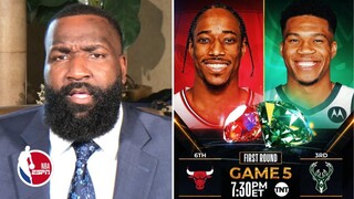 NBA TODAY | Can Bucks close out the series? Can Bulls force Game 6? - Kendrick Perkins prediction