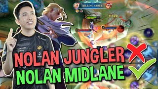 MAIN NOLAN MIDLANE BARENG EVOS!!! - Mobile Legends