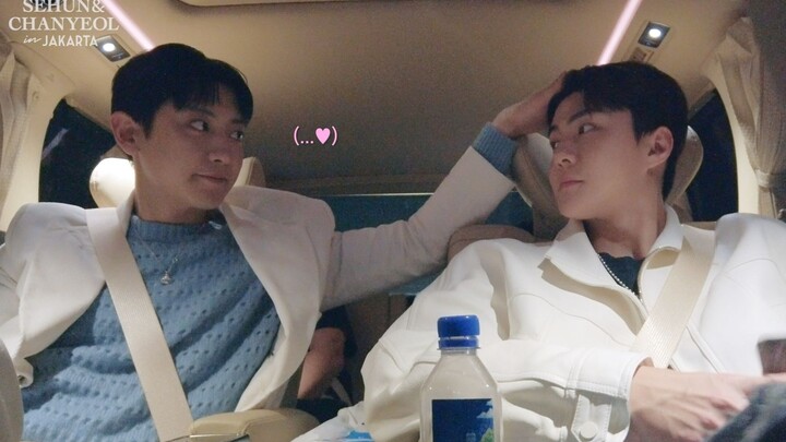 【EXO】سيهون وتشانيول في جاكرتا | كواليس مهرجان المعجبين المتتالي لـ EXO-SC – الجزء 2