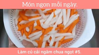 Làm củ cải ngâm chua ngọt p5