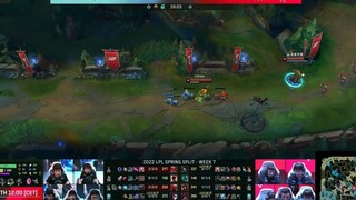 TT vs LNG _ Highlights - Game 1 _ Tuần 7 Ngày 5 _ LPL Mùa Xuân 2022