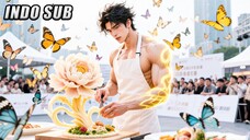 Ukir bunga dari bahan masak… kupu-kupu hinggap, semua sadar dia koki yang… (YT)