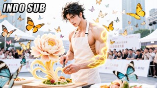 Ukir bunga dari bahan masak… kupu-kupu hinggap, semua sadar dia koki yang… (YT)