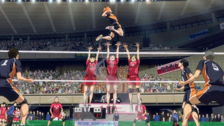 GILAA‼️BOOM JUMP HINATA SHOYO 💥💨 Haikyuu Movie KARASUNO VS NEKOMA