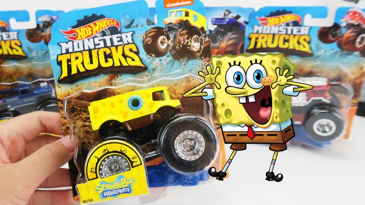 [SpongeBob SquarePants] Hot Wheels MonsterTrucks Big Jio Car | Batman Plays with It