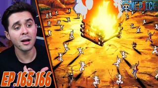 "SO THIS IS SOME FORESHADOWING?" One Piece Ep.165,166 Live Reaction!