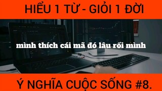 Hiểu 1 từ giỏi cả 1 đời, ý nghĩa cuộc sống phần 8