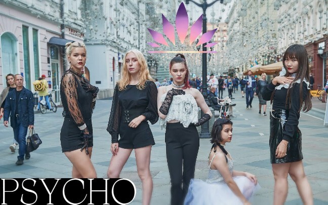 【Red Velvet】Psycho战斗民族美女街头快闪翻跳路演红贝贝舞蹈