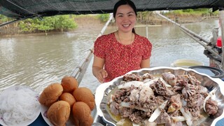 Ăn Chiều Trên Ghe # 212 l Vịt Xiêm Làm Món Nấu Tiêu Thì Bá Cháy