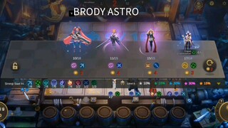 BRODY ASTRO FULL COMBO ❗ MAGIC CHESS GAMEPLAY #MLBB KREATOR