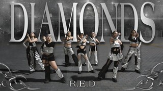 [公开场合的华语流行音乐] R.E.D 红色的 -钻石 舞蹈翻唱，由 GS_DE 演唱