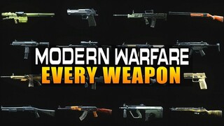 All Modern Warfare (2019) Weapons Origins, Real Names, Inspect Animation