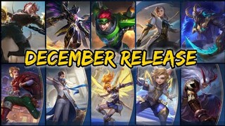 DECEMBER SKINS RELEASE | MOBILE LEGENDS