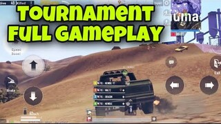 TOURNAMENT ELIMINATION FULL GAMEPLAY MIRAMAR | PUBG MOBILE | IPHONEXR