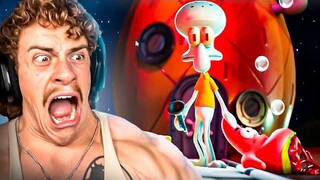 NEW SQUIDWARD HORROR GAME AND ITS SCARY AF!!