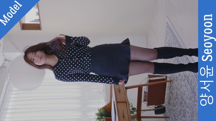 [4K룩북] 놀라운 모델 양서윤 Seoyoon in 당신을 위한 3가지 귀여운 의상, 룩북 모델 다이렉트 캠