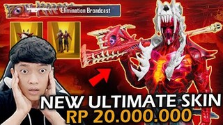 NEKAT TOP UP GACHA SKIN AMR DINOSAURUS SENILAI RP 20.000.000 , GILA KEREN BANGET !! - PUBG MOBILE