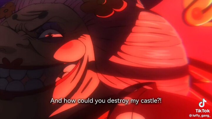 Land of wano when luffy face big mom!!!!!!!!