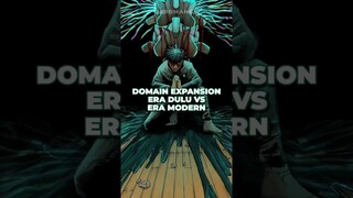 PERBEDAAN DOMAIN EXPANSION ERA DULU VS ERA MODERN #shorts #jujutsukaisen