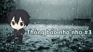 Thông báo nho nhỏ #3 | Bản tin anime