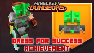 Dress For Success Achievement, Minecraft Dungeons