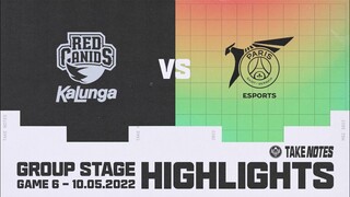 Highlights RED vs PSG [GROUPS DAY1] [MSI 2022][10.05.2022]