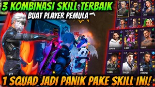 3 KOMBINASI SKILL KARAKTER FREE FIRE TERBAIK BUAT PLAYER PEMULA #bestofbest