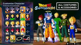 DRAGON BALL: Sparking! ZERO – All Character Customization, Costumes & Accessories (Full Roster)