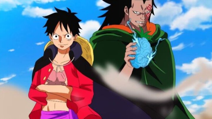 MOMEN LUFFY BERTEMU DRAGON DAN TEACH